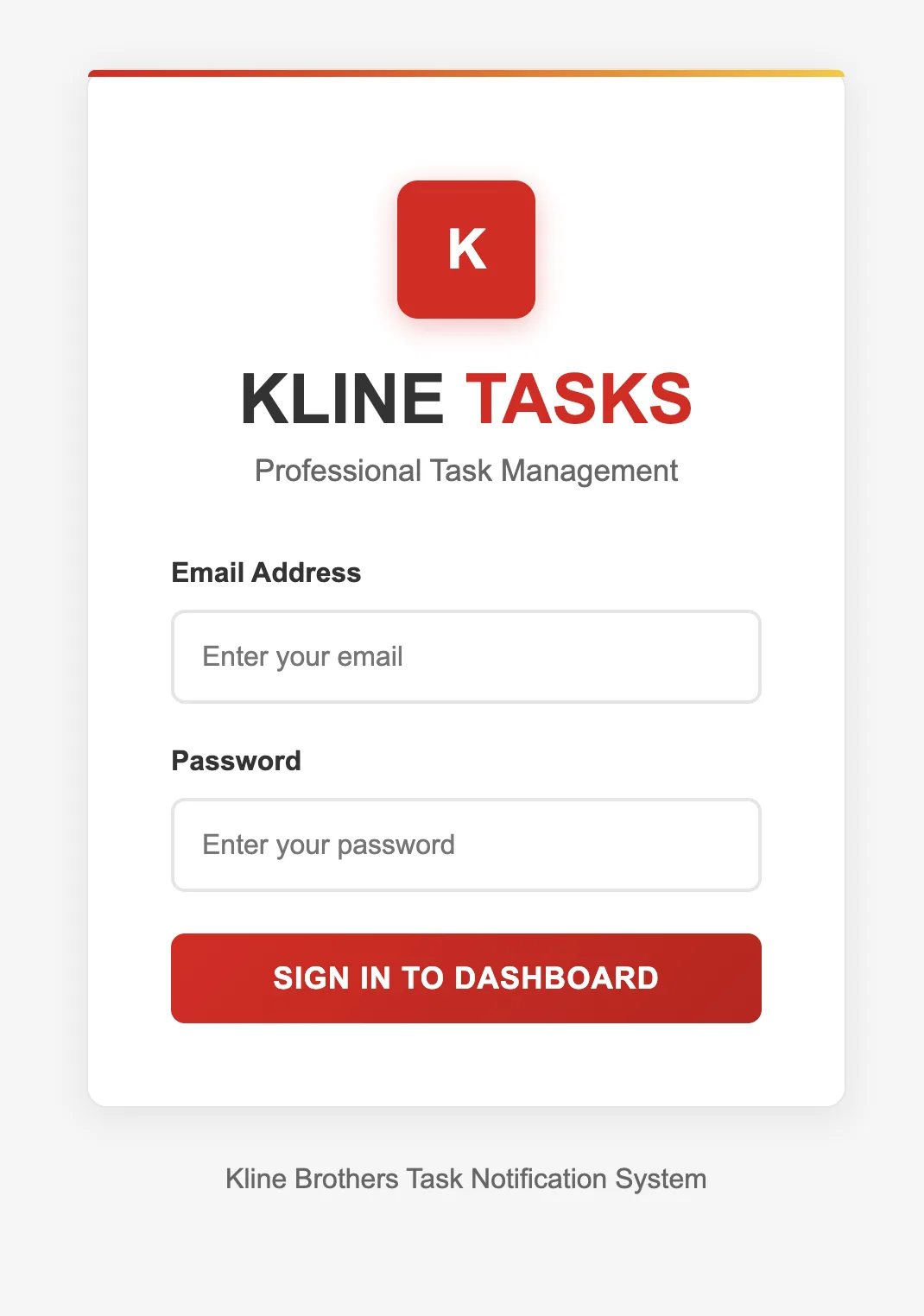 Kline Task Manager screenshot 1