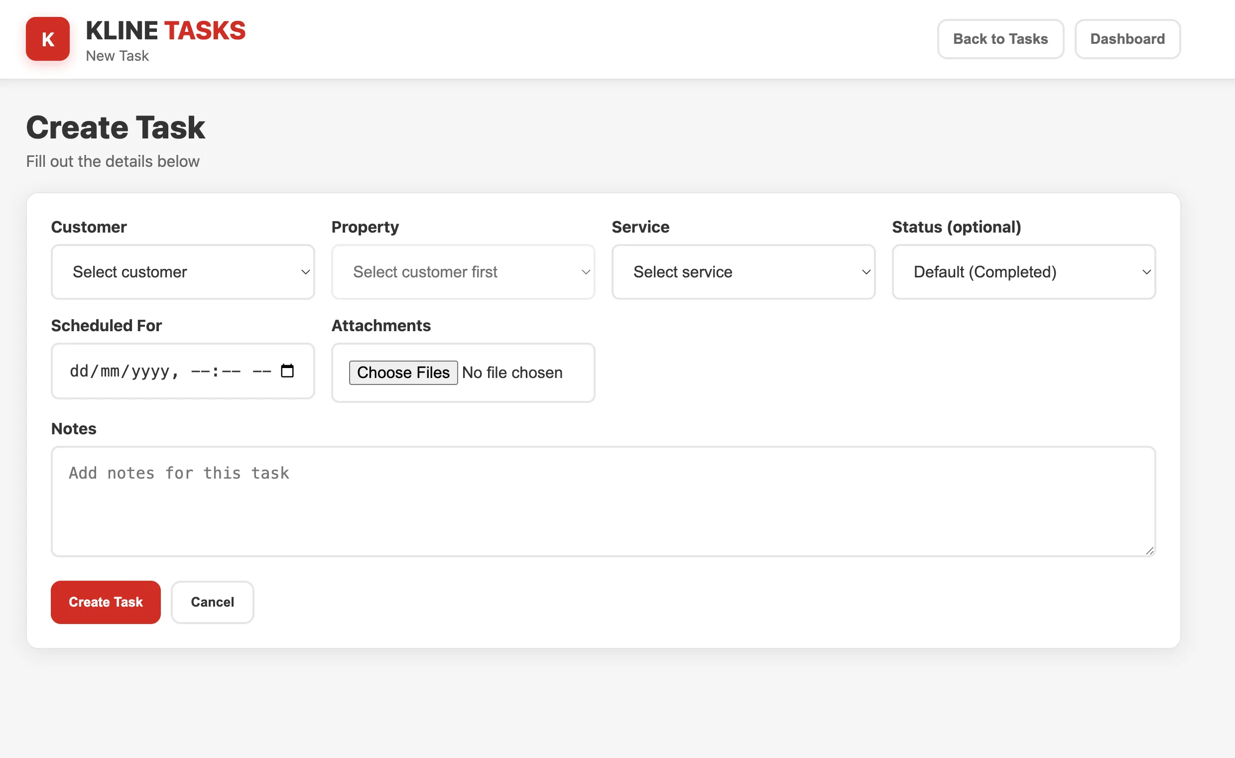 Kline Task Manager screenshot 4